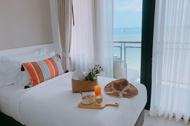 غرفة سوبيريور بسريرين منفصلين بإطلالة على البحر، Blue Tao Beach Hotel 3/5