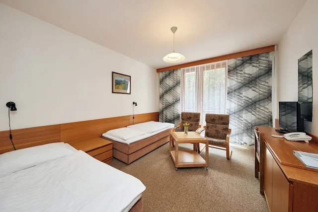 شقة بسرير مزدوج وسريرين منفصلين بغرفتي نوم، Apartmány Firn 3/10