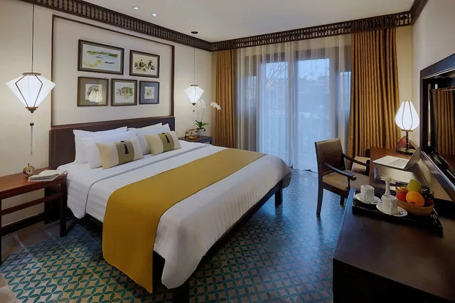 جناح بسرير كوين بإطلالة على النهر، Little Hoi An A Boutique Hotel & Spa 3/4