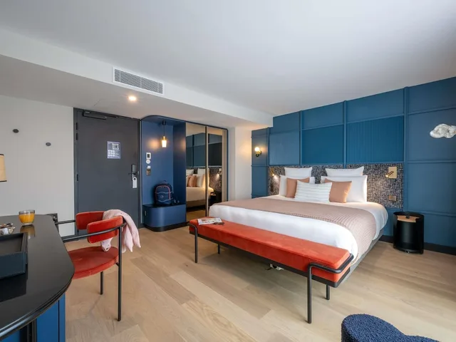 غرفة بريفيليج بسرير مزدوج بشرفة، Mercure La Rochelle Vieux Port Sud 2/7