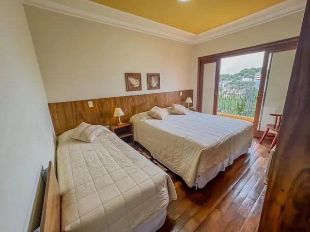 غرفة قياسية ثلاثية بسرير كوين وسرير فردي، Pousada Victoria Villa 5/10