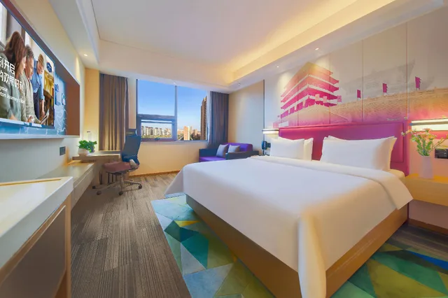 غرفة سوبيريور بسريرين منفصلين، Hampton by Hilton Bozhou Culture Park 1/1
