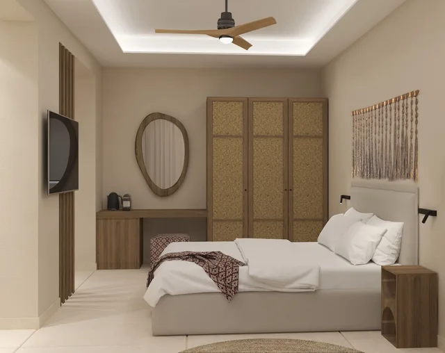 Executive, Double Bed, Partial Sea View, The Noverian Antama Organic Beach Resort Chania 5/10