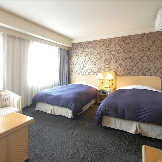غرفة بسريرين منفصلين للمدخنين، Hotel Excel Okayama 1/3