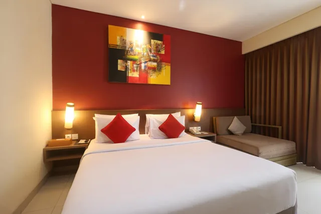 غرفة ديلوكس بسرير مزدوج بإطلالة على المدينة في طابق مرتفع، Grand La Walon Hotel 4/10