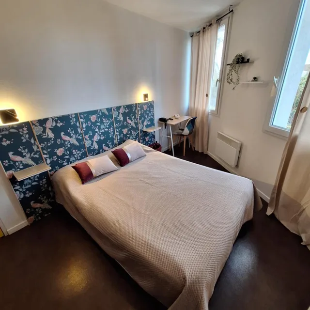 غرفة بسرير مزدوج، Hotel Au Bon Sejour 7/10