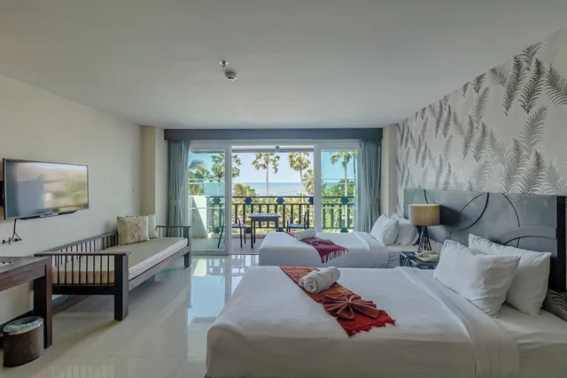 غرفة ديلوكس بسريرين منفصلين، Pattawia Resort Spa 1/10