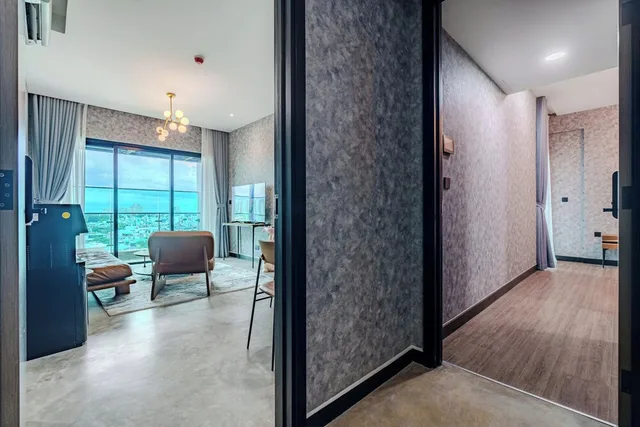 شقة ديلوكس بسرير كوين بإطلالة على النهر بغرفة نوم واحدة مع أريكة، Luxury Vela Luxe - De La Sol Sai Gon 9/9