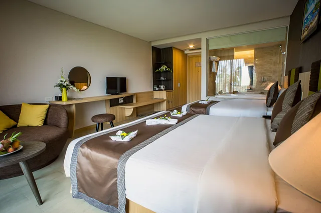 غرفة ديلوكس بسريرين منفصلين بإطلالة على النهر، Muong Thanh Holiday Hoi An Hotel 5/9