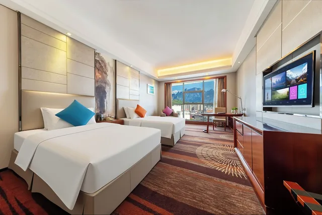 غرفة سوبيريور بسريرين مزدوجين بإطلالة على المدينة بشرفة، King Maker Grand Hotel 5/10