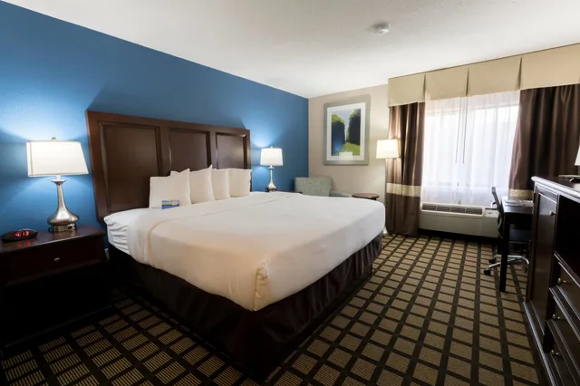غرفة بزنس بسرير كينج، Baymont By Wyndham Detroit Airport/Romulus 2/3