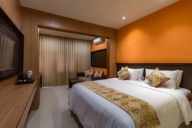 جناح ديلوكس بسرير مزدوج وسرير فردي، Ab Hotel Kuta 1/8