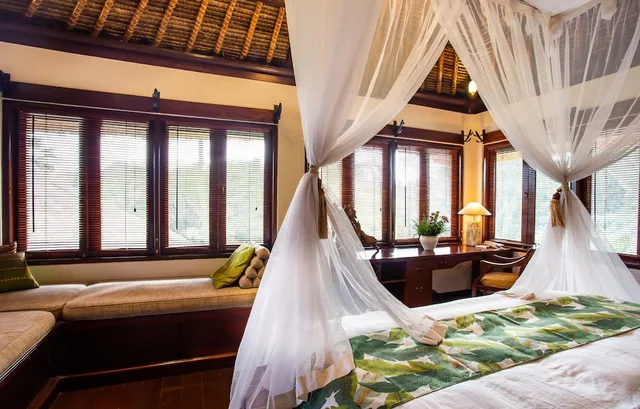 دوبلكس بسريرين منفصلين بإطلالة على النهر بغرفتي نوم، Villa Semana Resort Ubud 10/10