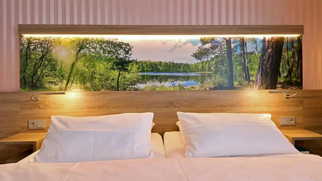 غرفة قياسية بسرير كينج، Hotel am See Sommerfeld 3/3