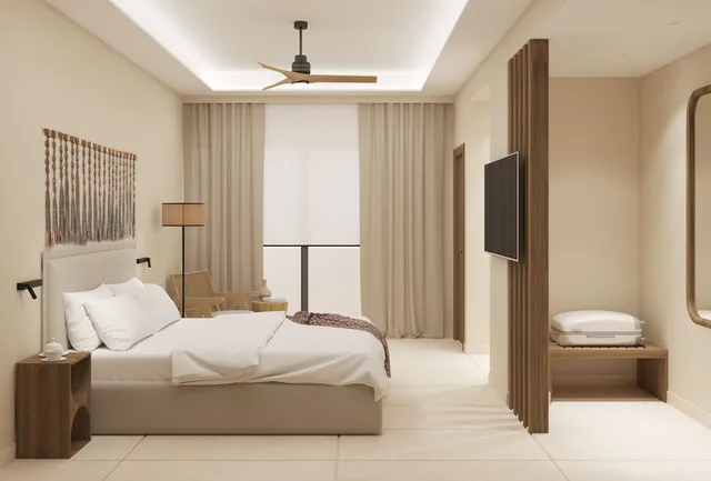 Executive, Double Bed, Partial Sea View, The Noverian Antama Organic Beach Resort Chania 1/10