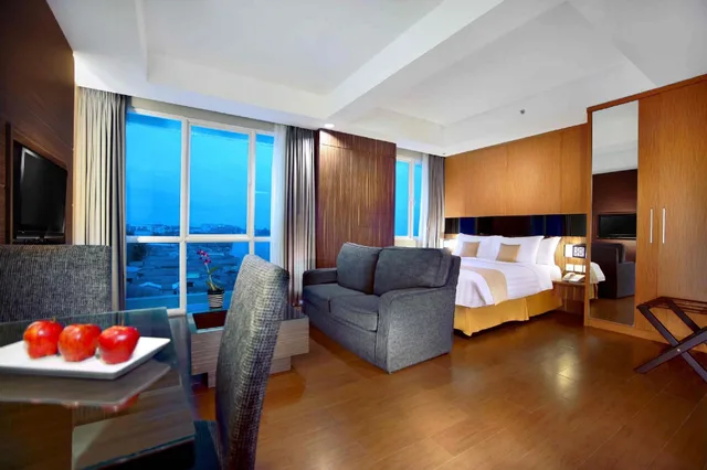 استوديو سوبيريور بسرير مزدوج، The Malibu Suites Balikpapan 1/1
