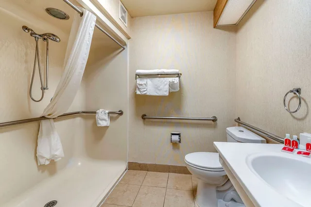 غرفة بسرير كوين لذوي الإعاقة، Econo Lodge North Academy 3/3