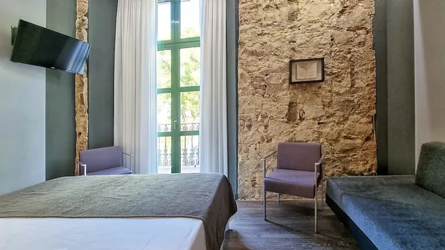 Exterior, Comfort, Twin Beds, Square or Street View, Sant Agusti Hotel 2/6