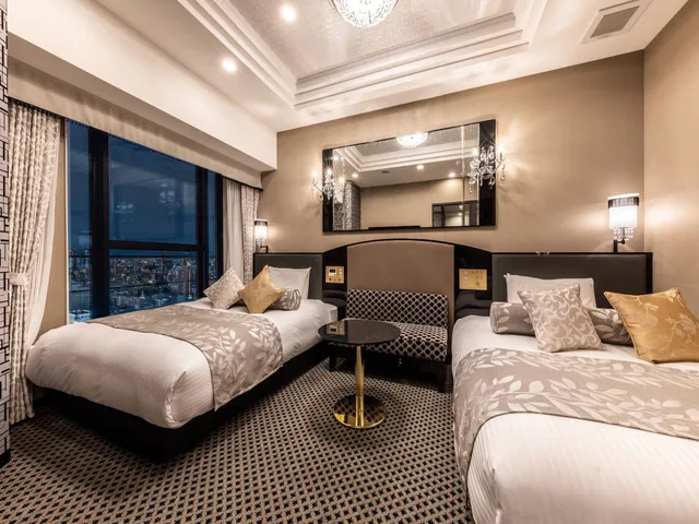 جناح بسريرين مزدوجين، APA Hotel & Resort Osaka Umeda Eki Tower 3/4