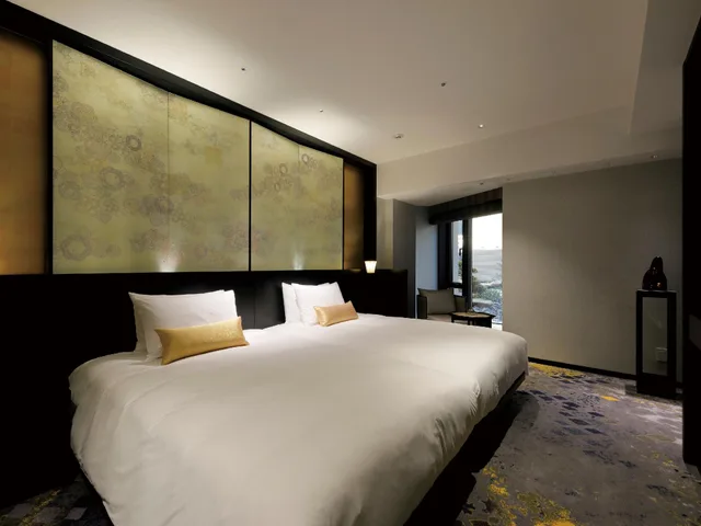 Semi Room, Hollywood, Suite, Twin Beds, 2 Semi Double Beds، The Hotel Sanraku Kanazawa 1/1