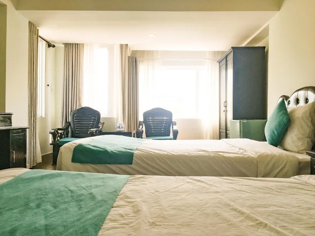 غرفة قياسية بسريرين منفصلين بإطلالة على المدينة، The Sunriver Boutique Hotel 1/2