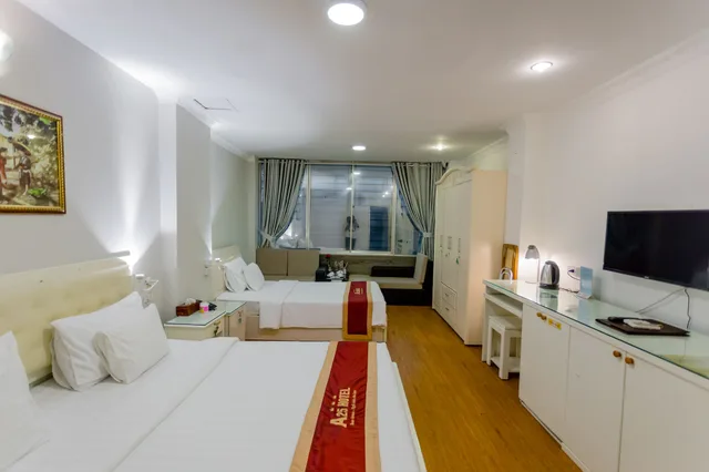 غرفة ديلوكس عائلية بسريرين كوين، A25 Hotel - 307 Ly Tu Trong 8/10
