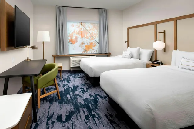 غرفة بسريرين كوين، Fairfield Inn & Suites By Marriott New Orleans Metairie 2/16