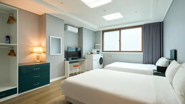 غرفة عائلية بسريرين منفصلين، Yeongdeungpo Vip Hotel 1/1