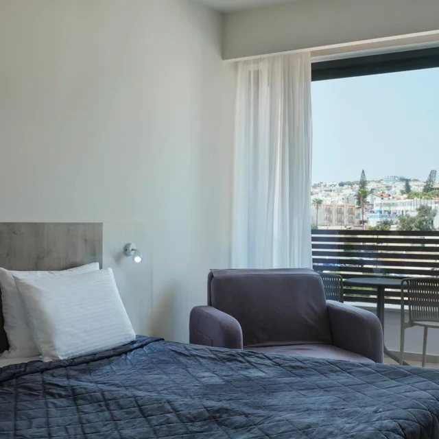 Deluxe, Double Bed, Inland View, Sofa, Atlantica Sancta Napa Resort 3/4
