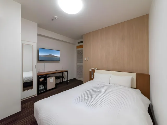 غرفة صغيرة بسرير مزدوج للمدخنين، Kagoshima Washington Hotel Plaza 2/3
