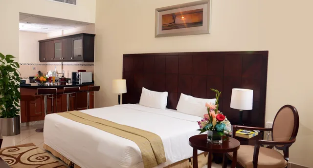 استوديو بسرير كينج، Rose Garden Hotel Apartments Al Barsha 5/8