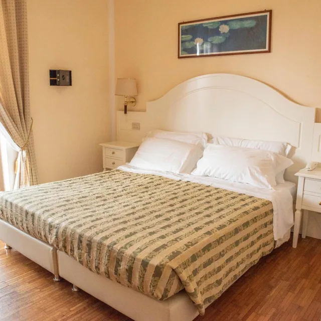 غرفة بسرير مزدوج أو سريرين منفصلين بإطلالة، Grand Hotel Duomo 1/9