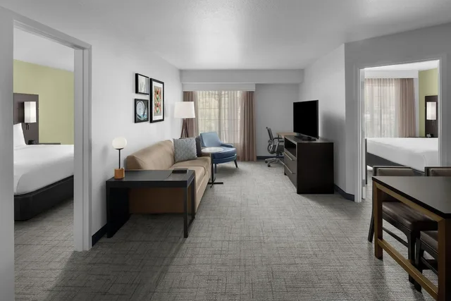 جناح بسريرين مزدوجين بغرفتي نوم، Residence Inn Salt Lake City Sandy 4/8
