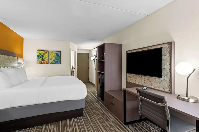 Standard, King Bed, Sofa, Spark by Hilton Syracuse Carrier Circle 4/5
