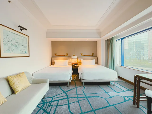 غرفة ديلوكس بسريرين منفصلين مع دخول صالة النادي، LE MERIDIEN JAKARTA 3/9
