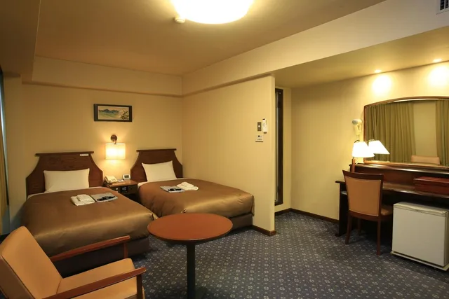 غرفة قياسية بسريرين منفصلين، Hotel New Station 1/2