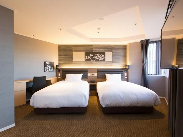 غرفة ديلوكس بسريرين منفصلين، Hotel Shiki Utsubo Park 1/10