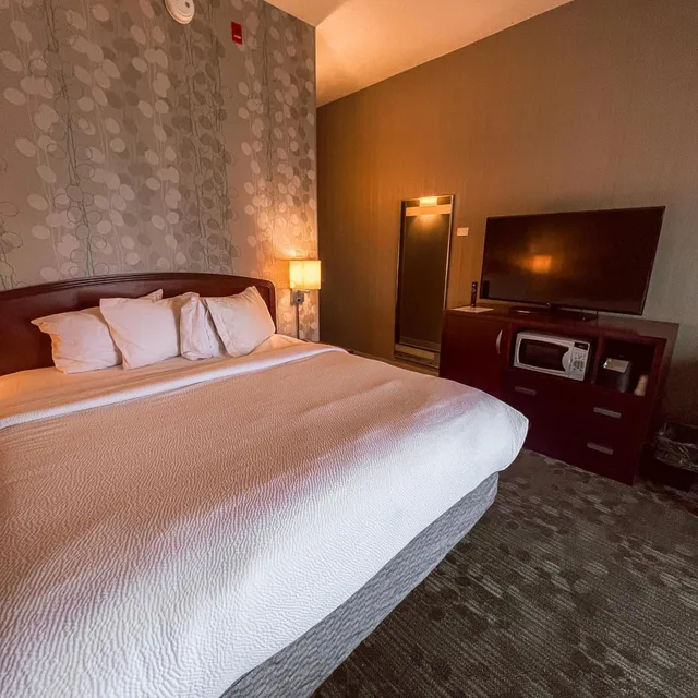 غرفة بسرير كينج بحوض استحمام لذوي الإعاقة، Country Inn & Suites by Radisson, Columbus-Edinburgh 2/10