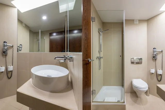 جناح بسريرين منفصلين بغرفة نوم واحدة مع أريكة، NAU Sao Rafael Suites 2/3