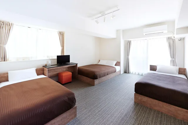 غرفة عائلية بسرير مزدوج، Montan Hakata Hostel 1/2