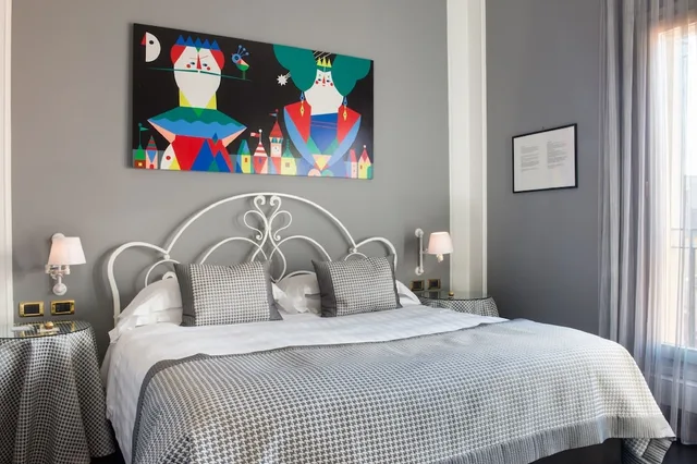 جناح سوبيريور بسرير كوين مع أريكة، Art Hotel Orologio 2/4