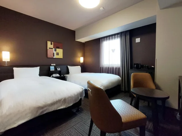 غرفة سوبيريور بسريرين منفصلين للمدخنين، HOTEL ROUTE INN TAKAOKA EKIMAE 3/6