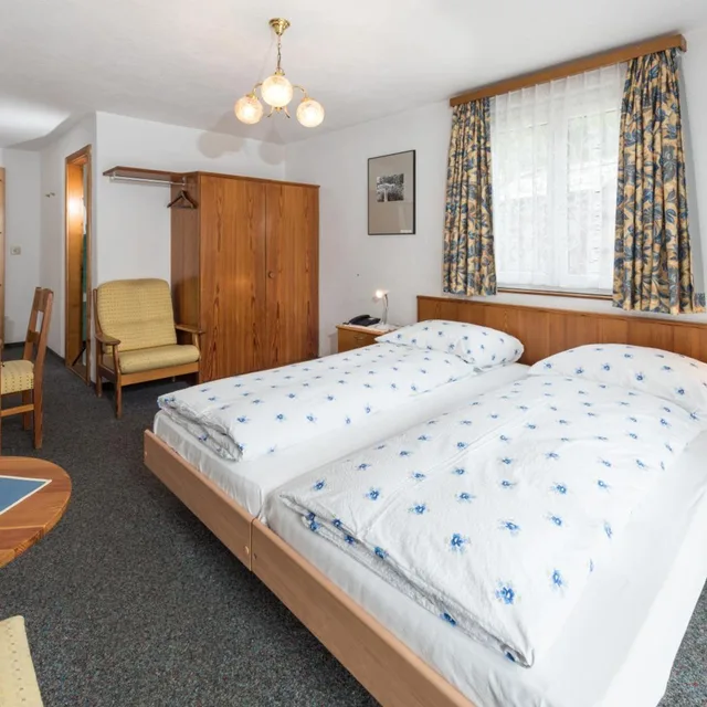 Room, Double Bed, Partial Mountain View, Balcony or Terrace، Hotel Rhodania 3/10