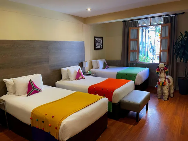 غرفة سوبيريور ثلاثية بإطلالة على الحديقة، Union Hotel Cusco 4/7