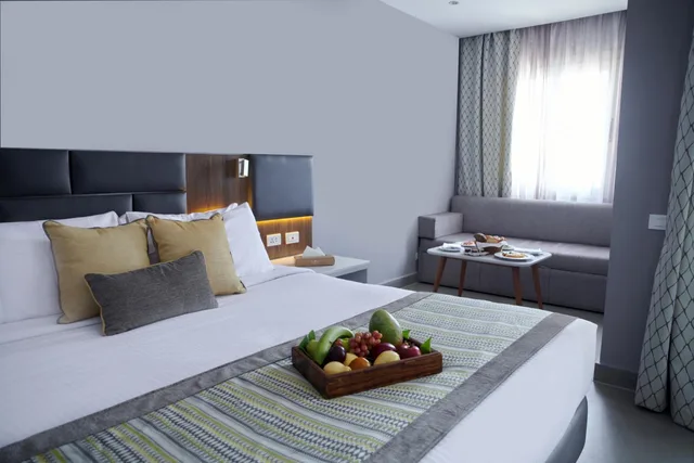 غرفة ديلوكس بسرير كينج بإطلالة على البحر، SUNRISE Diamond Beach Resort - Grand Select 7/10