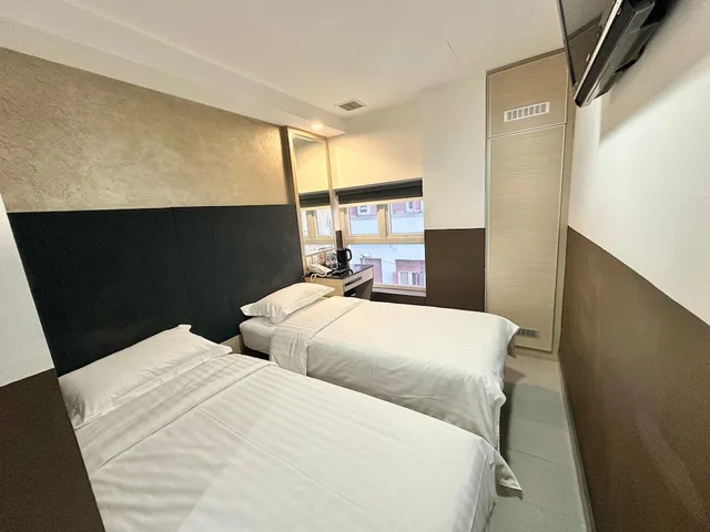 غرفة ديلوكس بسريرين منفصلين، The Snooze Hotel Bugis 3/7