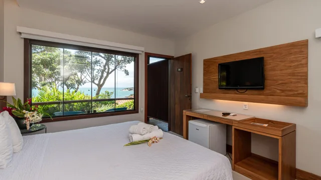 غرفة قياسية ثلاثية بإطلالة على الحديقة، Hotel Ville La Plage 2/3