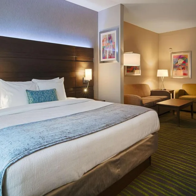 جناح بسرير كينج بحوض استحمام لذوي الإعاقة، Best Western Plus At Prien Lake Inn And Suites 3/10