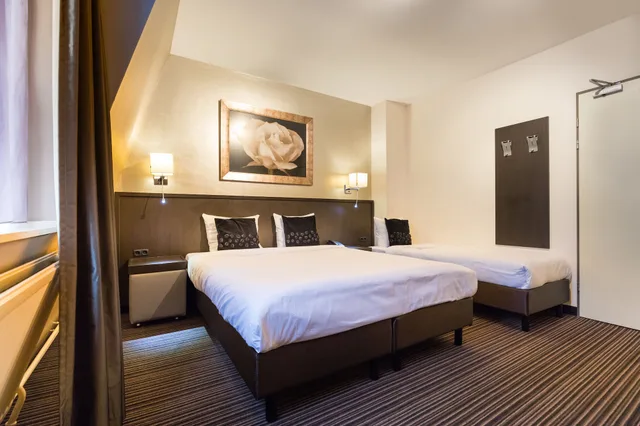 غرفة كومفورت ثلاثية بثلاثة أسرّة، Hotel de Duif 3/4
