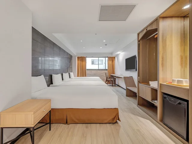 غرفة سوبيريور رباعية بسريرين مزدوجين، Guide Hotel Taipei Fuxing N. 6/10
